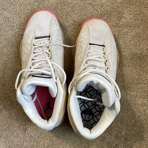 Peach, White, and Pink shoes